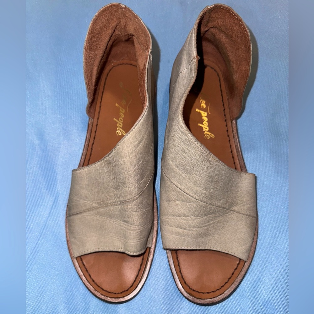 Free People Mont Blanc Asymmetrical Sandals Size 38